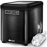 IJsblokjesmachine – 12kg/24 uur – IJsmachine - IJsblokjesmaker - Zwart - Tillvex®